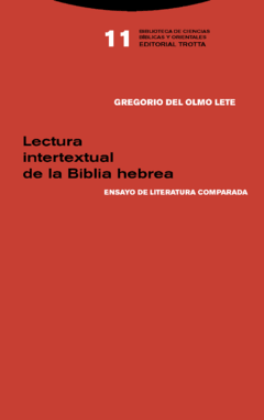 Lectura intertextual de la Biblia hebrea - Gregorio del Olmo Lete - Libro