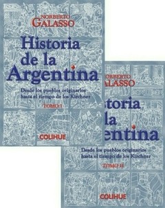 Historia de la Argentina (2 tomos) c/ Estuche - Norberto Galasso - Libro