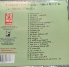Conjunto Pro Música niños Rosario: Canciones infantiles - CD - comprar online