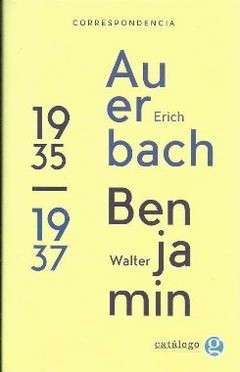 Auerbach / Benjamin - Correspondencia - Libro