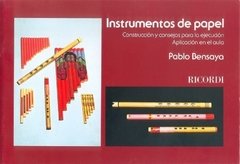 Instrumentos de papel - Pablo Bensaya - Libro
