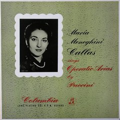 Maria Meneghini Callas sings Operatics Arias by Puccini - CD