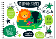 En la jungla - Mi libro de stencil