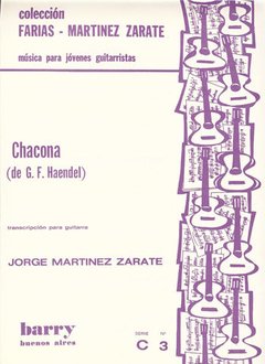 Chacona - G.F.Haendel - Colección Farías - Matínez Zárate - Partitura