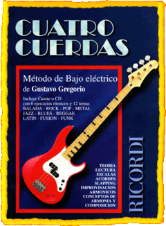 Gustavo Gregorio - Cuatro cuerdas - Método de bajo eléctrico
