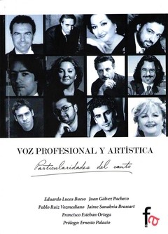 Voz profesional y artística - Eduardo Lucas Bueso - Libro