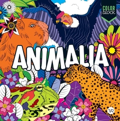 Color Block: Animalia - Libro (p/colorear)