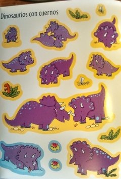 Dinosaurios - Libro de pegatinas - Casa Mundus