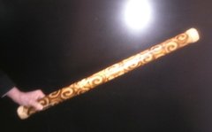 Palo de lluvia - 80 cm - Instrumento artesanal de percusión