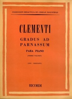 Clementi - Gradus ad Parnassum vol. 1. - Para piano - Libro ( Partituras )