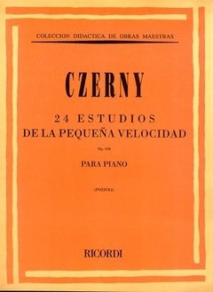 Czerny - 24 estudios de la pequeña velocidad Op. 636 - Libro ( Partituras )