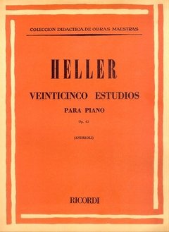 Heller - Veinticinco estudios para piano Op. 45 - Libro