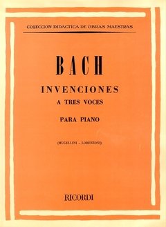 Bach - Invenciones a tres voces para piano - Libro
