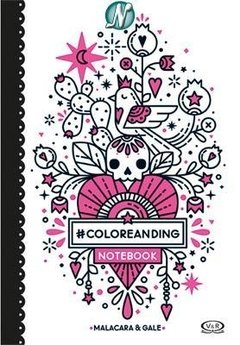 #Coloreanding Notebook - Malacara & Gale - Libro para colorear