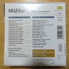 Gustav Mahler - Die 10 Symphonien + Orchesterlieder - Box 12 CDs - comprar online