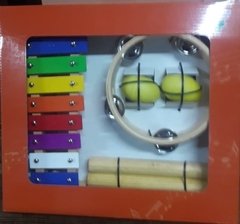 Banda rítmica - Set de percusión para niños - 4 instrumentos