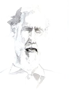 John Scofield - Hernán Merlo - Dibujo (23 x 32 cm)