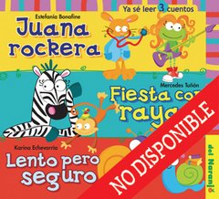 Juana rockera / Fiesta con rayas / Lento pero seguro - Libro