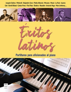 Éxitos latinos - Partituras para aficionados al piano con acordes.