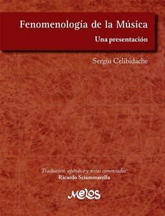 Fenomenología de la música - Sergíu Celibidache - Libro