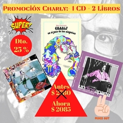 Charly García - 1 CD + 2 Libros - Promoción