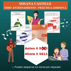 Susana Castillo - Entrenamiento 1, 2 y 3 + Práctica auditiva (4 Libros c/CD)