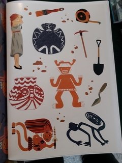 Quisiera haber sido arqueóloga en Perú en la década del '30 - Victoria Rodriguez - Libro+Stickers - tienda online