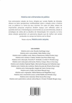 História oral e arquivo - Luciana Heymann - comprar online