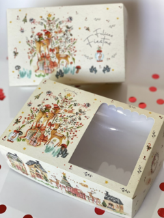 pack x 20 Caja de regalo 21x14x7,5 (con ventana) - comprar online