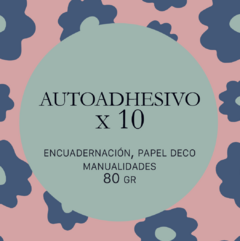 AUTOADHESIVO X 10 PLIEGOS (32 x 47 cm.)