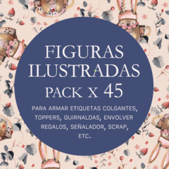 FIGURAS ILUSTRADAS PACK X 45