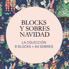 BLOCKS PAPEL CARTA Y SOBRES NAVIDAD "LA COLECCION"