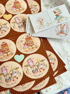 KIT PASCUAS sticker circular - comprar online