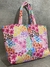 Bolso Tote Puffer Flowers Crudo - comprar online