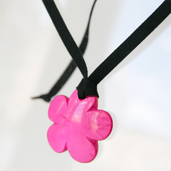 Choker Flor Fucsia