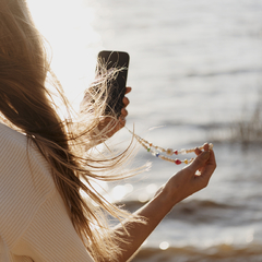 Phone strap smile