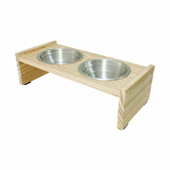 Comedouro Pet 2 Potes Pinus