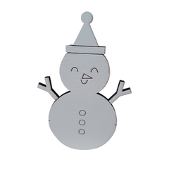 Boneco de neve de balanço - Natal