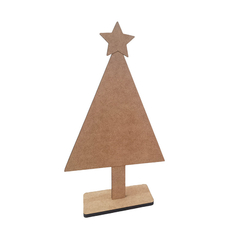 ARVORE NATAL 25CM TRIANGULO LISA 6MM