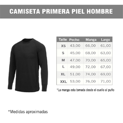 CAMISETA PRIMERA PIEL HOMBRE - tienda online