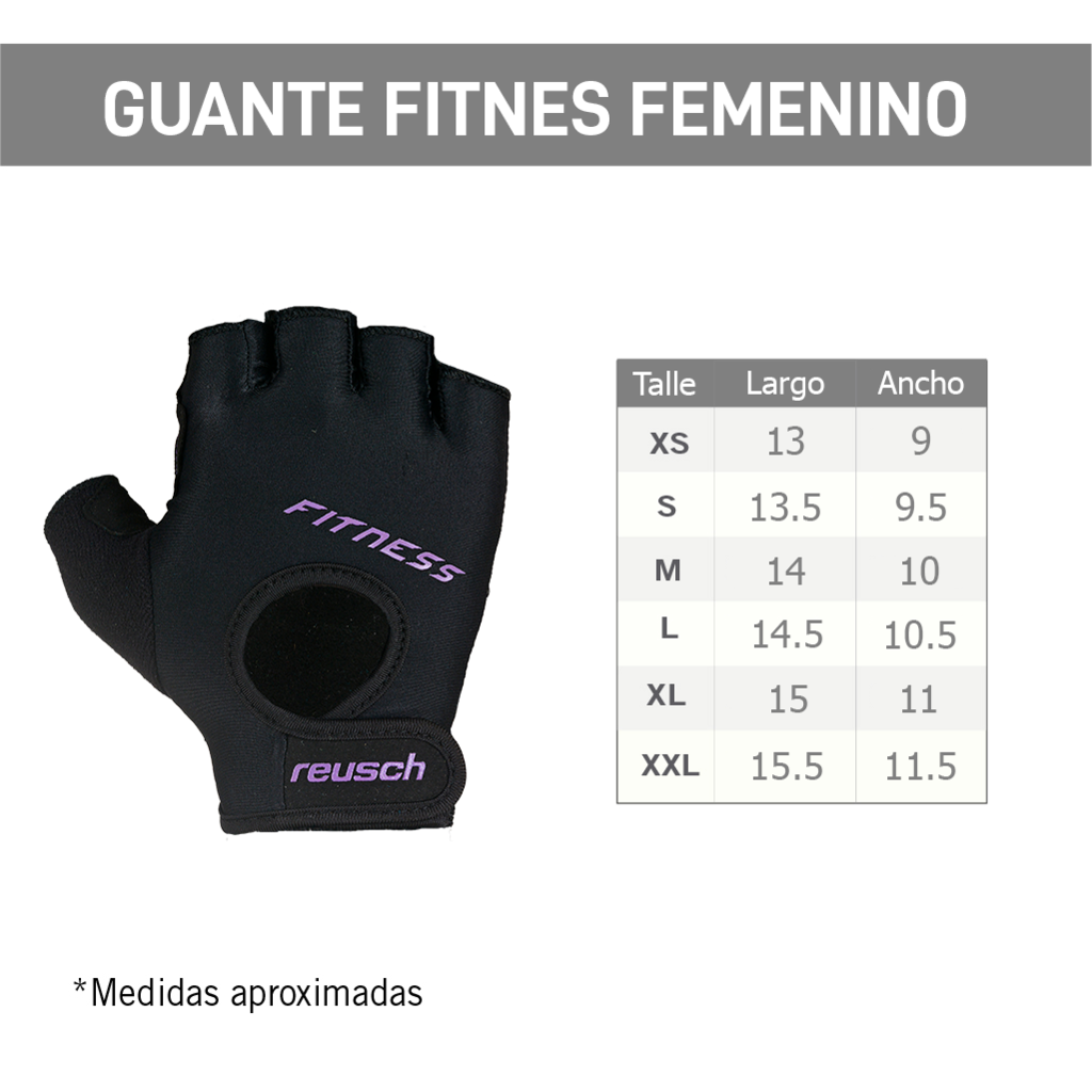 Guantes Gimnasio Mujer Reusch Bici Gym Spinning Crossfit