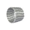 Concertina dupla galvanizada 30cm para 05 metros com kit