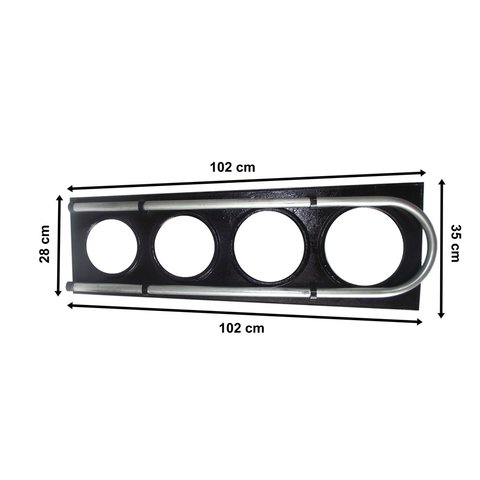 Chapa 4F c/ Serpentina de Inox 102 x 35 x 28 - comprar online