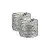 Concertina dupla galvanizada eletrificada 45cm para 10 metros - loja online