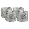 Concertina dupla galvanizada eletrificada 30cm para 20 metros - comprar online