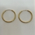 Aros Argollas Italianas de Oro Amarillo 18k. 0.9Grs - comprar online