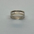 Anillo de Plata 925 y Oro 18Klts. Circoñas Baguette - karinjoyas