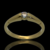 Anillo Solitario Realizado en Oro Amarillo 18klts y Circoña Engarzada a Mano. - comprar online