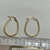 Aros Argollas Italianas de Oro Amarillo 18k. 1.1Grs en internet