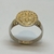 Anillo de Plata 925 y Oro 18klts San Benito. en internet